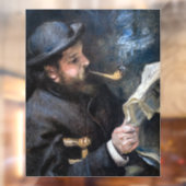 Pierre-Auguste Renoir - Claude Monet Reading Fensteraufkleber (Blatt 2)