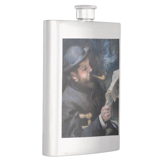 Pierre-Auguste Renoir - Claude Monet Reading Flachmann (Rechts)