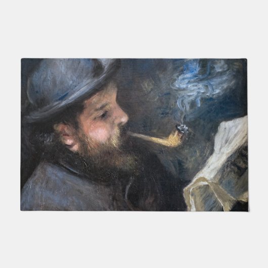 Pierre-Auguste Renoir - Claude Monet Reading Fußmatte (Vorderseite)