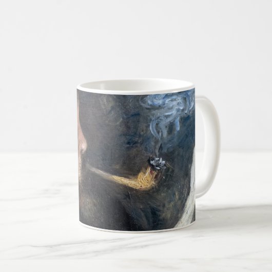 Pierre-Auguste Renoir - Claude Monet Reading Kaffeetasse (VorderseiteRechts)