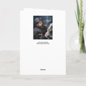 Pierre-Auguste Renoir - Claude Monet Reading Karte (Rückseite)