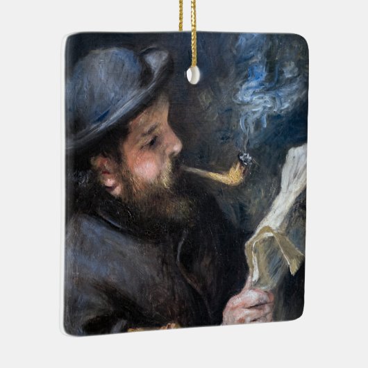 Pierre-Auguste Renoir - Claude Monet Reading Keramikornament (Rechts)