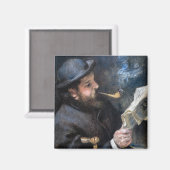 Pierre-Auguste Renoir - Claude Monet Reading Magnet (Vorderseite/Rückseite)