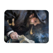 Pierre-Auguste Renoir - Claude Monet Reading Magnet (Horizontal)