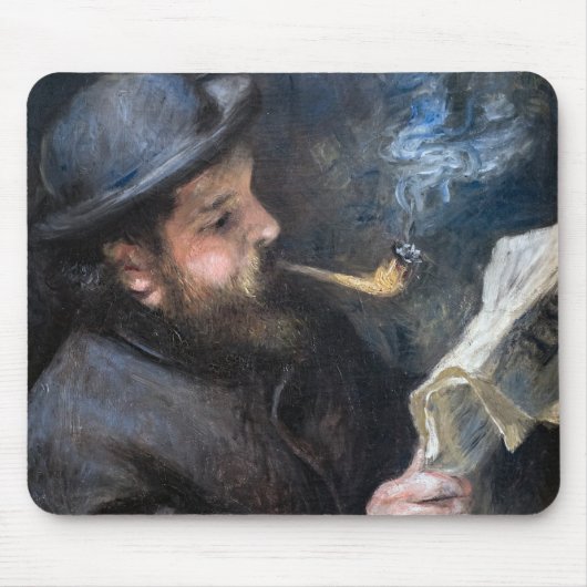 Pierre-Auguste Renoir - Claude Monet Reading Mousepad (Vorne)
