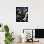 Pierre-Auguste Renoir - Claude Monet Reading Poster (Heimbüro)