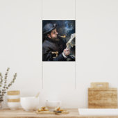 Pierre-Auguste Renoir - Claude Monet Reading Poster (Küche)