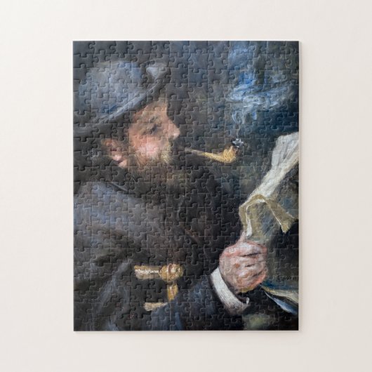 Pierre-Auguste Renoir - Claude Monet Reading Puzzle (Vertikal)