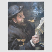 Pierre-Auguste Renoir - Claude Monet Reading Seidenpapier