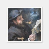 Pierre-Auguste Renoir - Claude Monet Reading Serviette (Vorderseite)