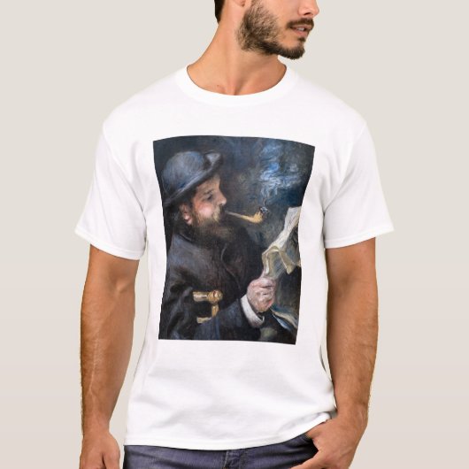 Pierre-Auguste Renoir - Claude Monet Reading T-Shirt (Vorderseite)