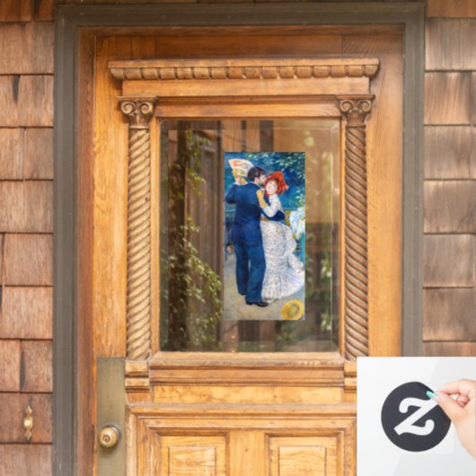 Pierre-Auguste Renoir - Country Dance Fensteraufkleber (Haustür)
