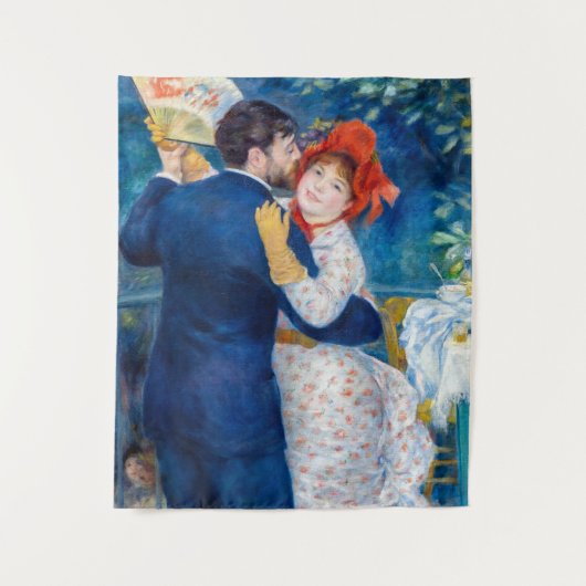 Pierre-Auguste Renoir - Country Dance Wandteppich (Vorderseite)