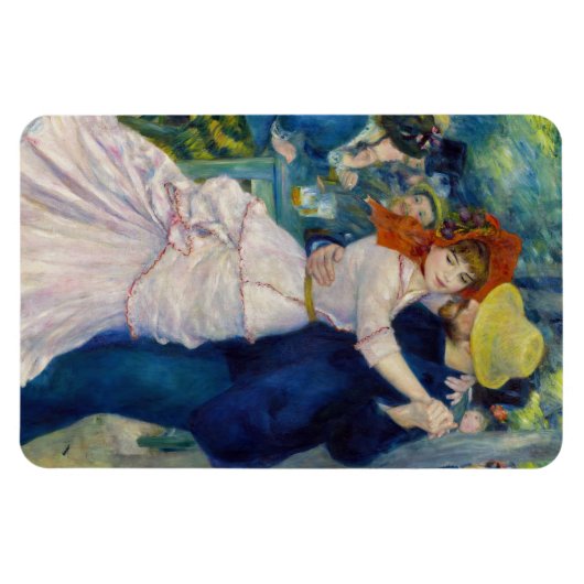 Pierre-Auguste Renoir - Dance at Bougival Magnet (Horizontal)