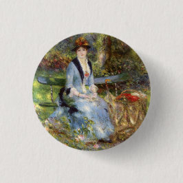 Pierre-Auguste Renoir - Dans les Rose Button