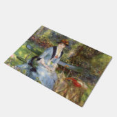 Pierre-Auguste Renoir - Dans les Rose Fußmatte (Schrägansicht)