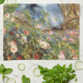 Pierre-Auguste Renoir - Dans les Rose Geschirrtuch (Gefaltet)