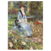 Pierre-Auguste Renoir - Dans les Rose Klemmbrett (Rückseite)