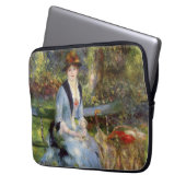 Pierre-Auguste Renoir - Dans les Rose Laptopschutzhülle (Vorderseite Links)
