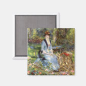 Pierre-Auguste Renoir - Dans les Rose P Magnet (Vorderseite/Rückseite)