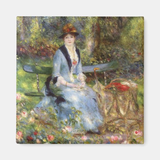Pierre-Auguste Renoir - Dans les Rose P Magnet (Vorne)