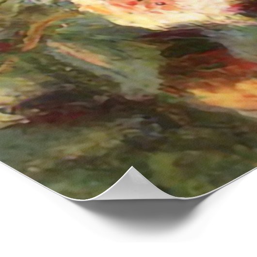 Pierre-Auguste Renoir - Dans les Rose Poster (Ecke)