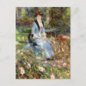 Pierre-Auguste Renoir - Dans les Rose Postkarte (Vorderseite)