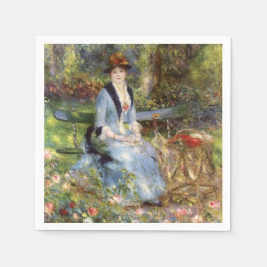 Pierre-Auguste Renoir - Dans les Rose Serviette (Vorderseite)