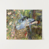 Pierre-Auguste Renoir - Dans les Rose Wandteppich (Vorderseite (Horizontal))