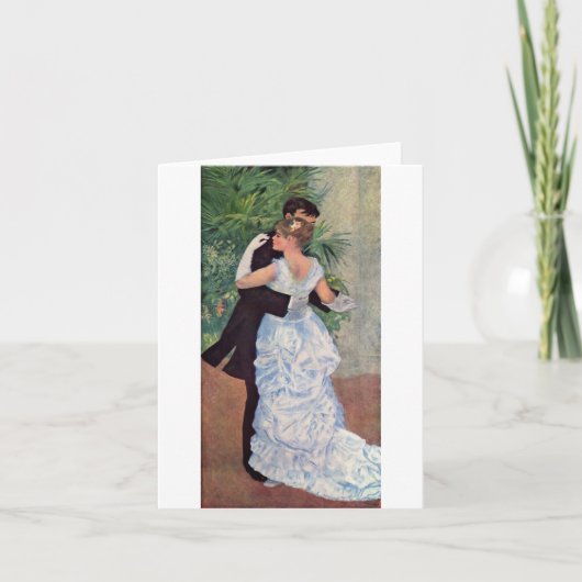 Pierre-Auguste Renoir - Danse à La ville (1883) Karte (Vorderseite)