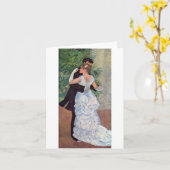 Pierre-Auguste Renoir - Danse à La ville (1883) Karte (Gelbe Blume)