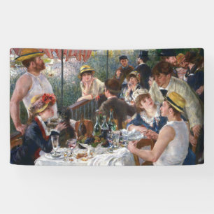 Pierre-Auguste Renoir - Das Boating Party-Mittages Banner