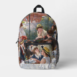 Pierre-Auguste Renoir - Das Boating-Party-Mittages Bedruckter Rucksack