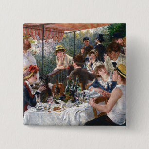 Pierre-Auguste Renoir - Das Boating-Party-Mittages Button