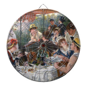 Pierre-Auguste Renoir - Das Boating Party-Mittages Dartscheibe