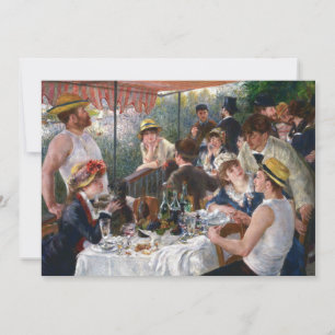 Pierre-Auguste Renoir - Das Boating Party-Mittages Einladung
