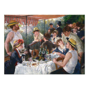 Pierre-Auguste Renoir - Das Boating Party-Mittages Fotodruck