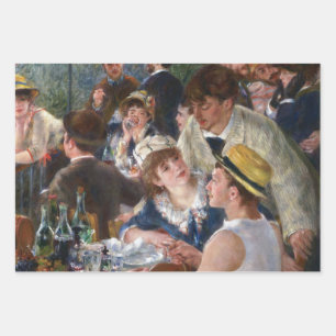 Pierre-Auguste Renoir - Das Boating Party-Mittages Geschenkpapier Set