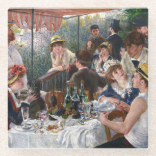 Pierre-Auguste Renoir - Das Boating Party-Mittages Glasuntersetzer