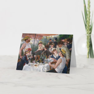 Pierre-Auguste Renoir - Das Boating Party-Mittages Karte