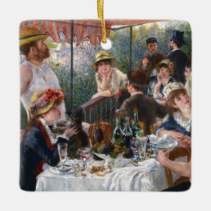 Pierre-Auguste Renoir - Das Boating Party-Mittages Keramikornament