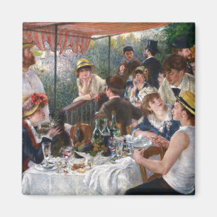 Pierre-Auguste Renoir - Das Boating Party-Mittages Magnet