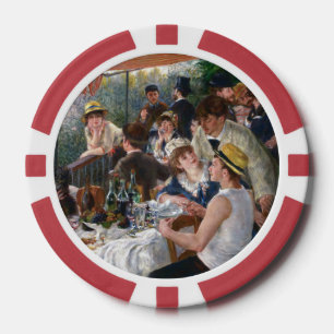 Pierre-Auguste Renoir - Das Boating Party-Mittages Pokerchips