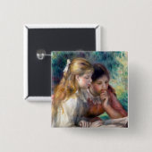 Pierre-Auguste Renoir - Das Lesen Button (Vorne & Hinten)
