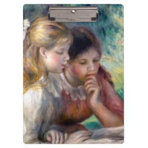 Pierre-Auguste Renoir - Das Lesen Klemmbrett