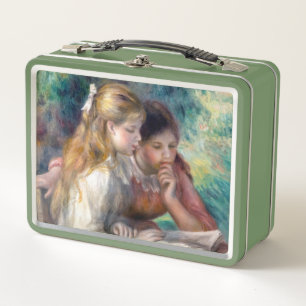 Pierre-Auguste Renoir - Das Lesen Metall Brotdose