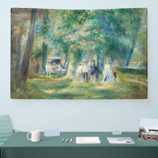 Pierre-Auguste Renoir - Das Party in Saint-Cloud Banner (Messe)