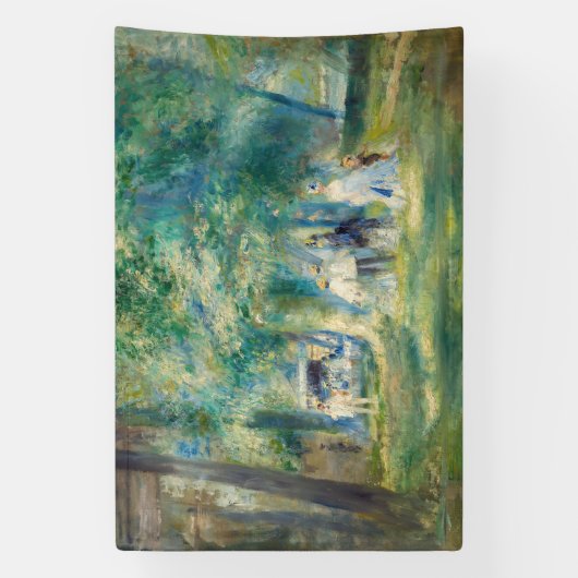 Pierre-Auguste Renoir - Das Party in Saint-Cloud Banner (Vertikal)