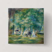 Pierre-Auguste Renoir - Das Party in Saint-Cloud Button (Vorderseite)