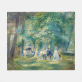 Pierre-Auguste Renoir - Das Party in Saint-Cloud Fleecedecke (Vorderseite (Horizontal))